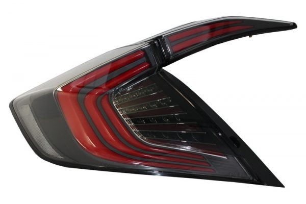 Farolins traseiros Honda Civic MK10 (FC/FK) (2016-Up) Limousine Full LED Light Bar Red/Black - Image 5