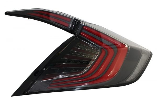 Farolins traseiros Honda Civic MK10 (FC/FK) (2016-Up) Limousine Full LED Light Bar Red/Black - Image 6
