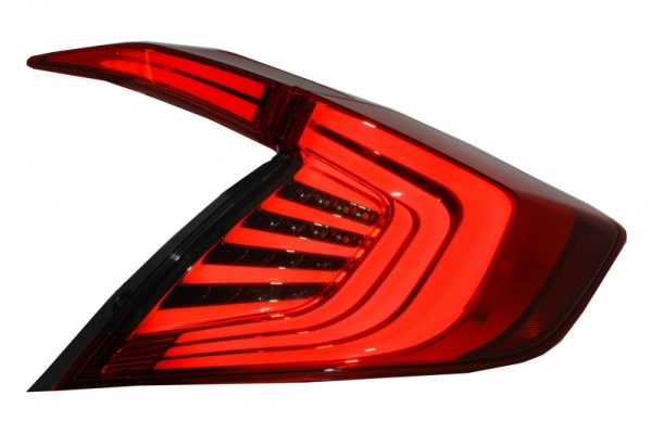 Farolins traseiros Honda Civic MK10 (FC/FK) (2016-Up) Limousine Full LED Light Bar Red/Smoke - Image 3